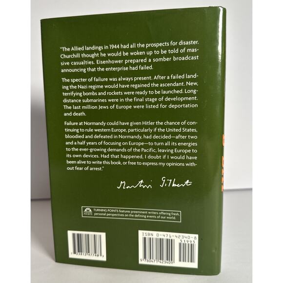 D Day Turning Points In History By Martin Gilbert - Hardcover - Picture 2 of 8